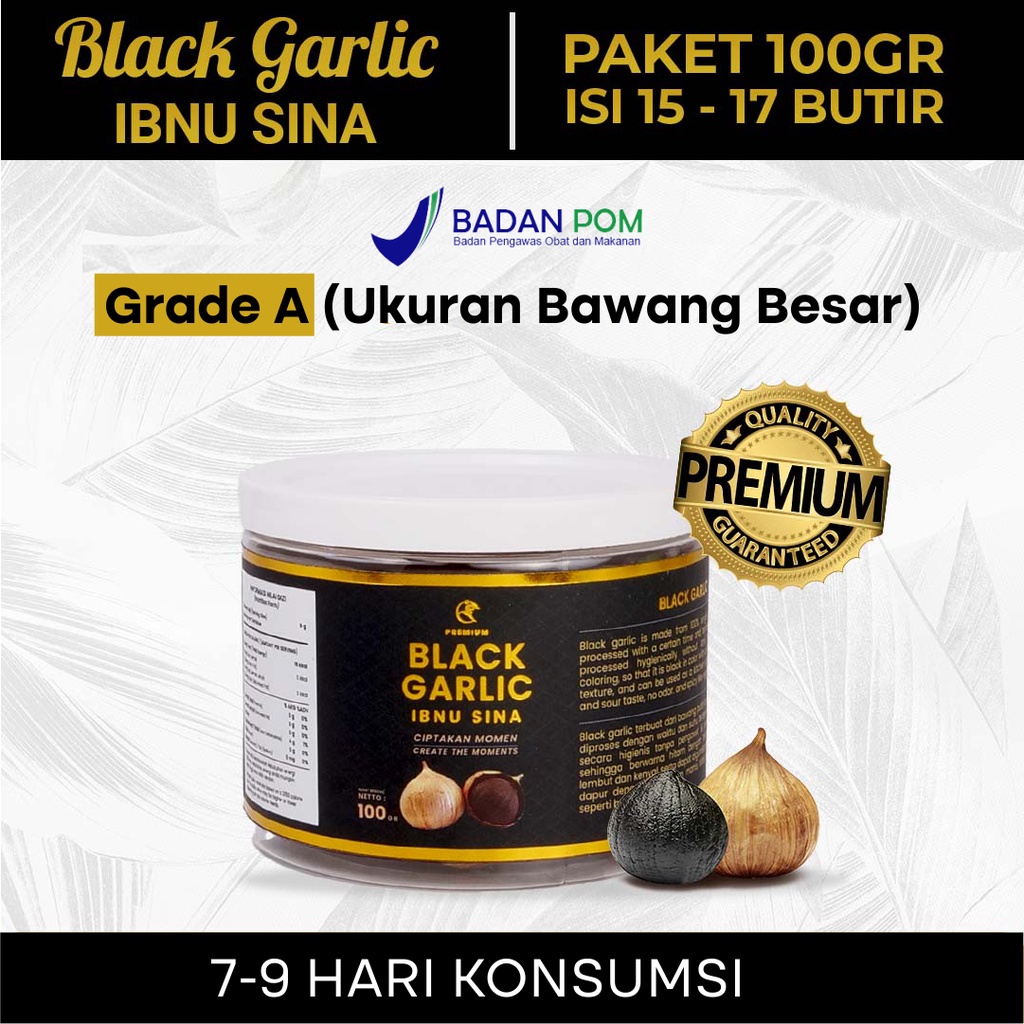 Jual Bawang Tungal Bawang Hitam Black Garlic Ibnu Sina 100gr Solo