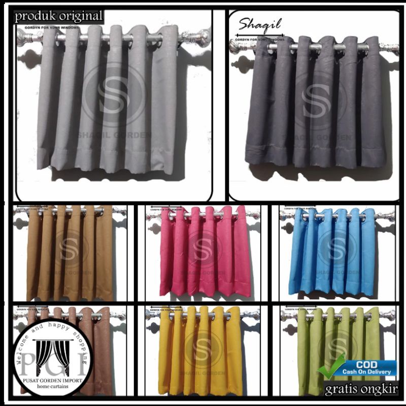gorden poni blackout loster atas pintu ruang tamu model terbaru 2023 motip minimalis import