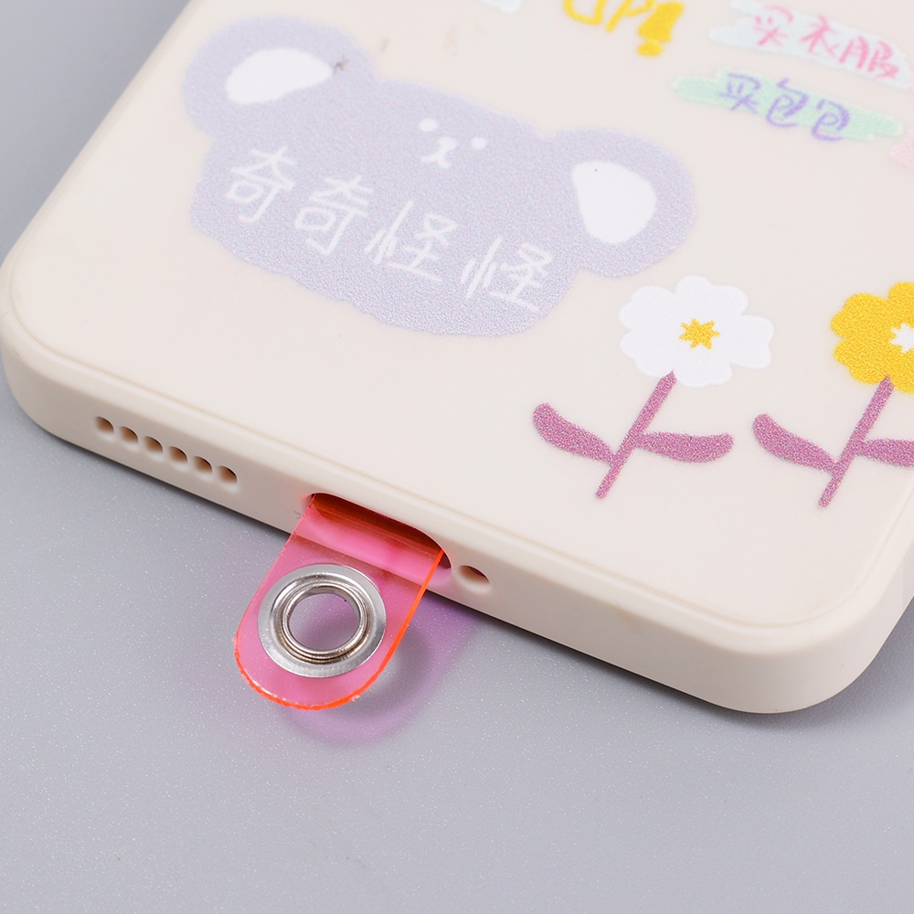 1pc Ring Buckle Metal Portable Detachable Anti Hilang Untuk Aksesoris Handphone Universal