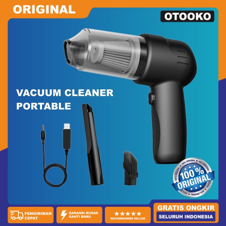 Alat Penyedot Debu Mobil Mini | Mini Portable Vacuum Cleaner Wireless Tanpa Kabel / Penyedot Debu