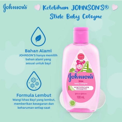 [bisa COD] Minyak Wangi Bayi JOHNSON 100ml | JOHNSON Baby Cologne 100ml | JOHNSONS BABY COLOGNE