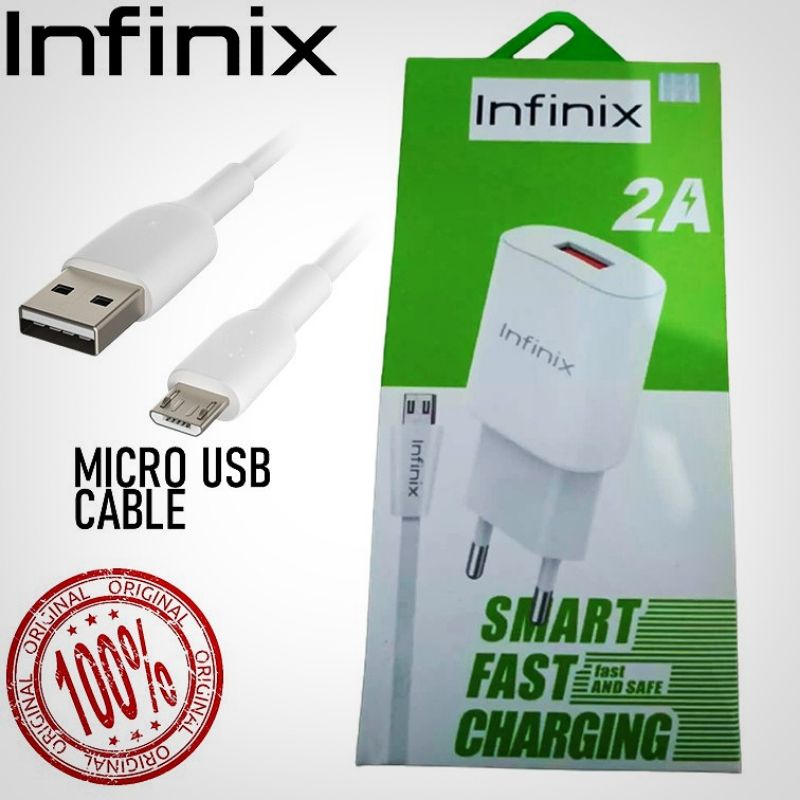 Charger infinix Micro usb Fast Charging 2A Smart 3 Smart 5 hot 7 hot 8 hot 9 hote 10 note 8