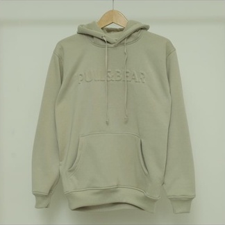 SWEATER HOODIE PULL&amp;BEAR EMBOS 3D FONT TIMBUL