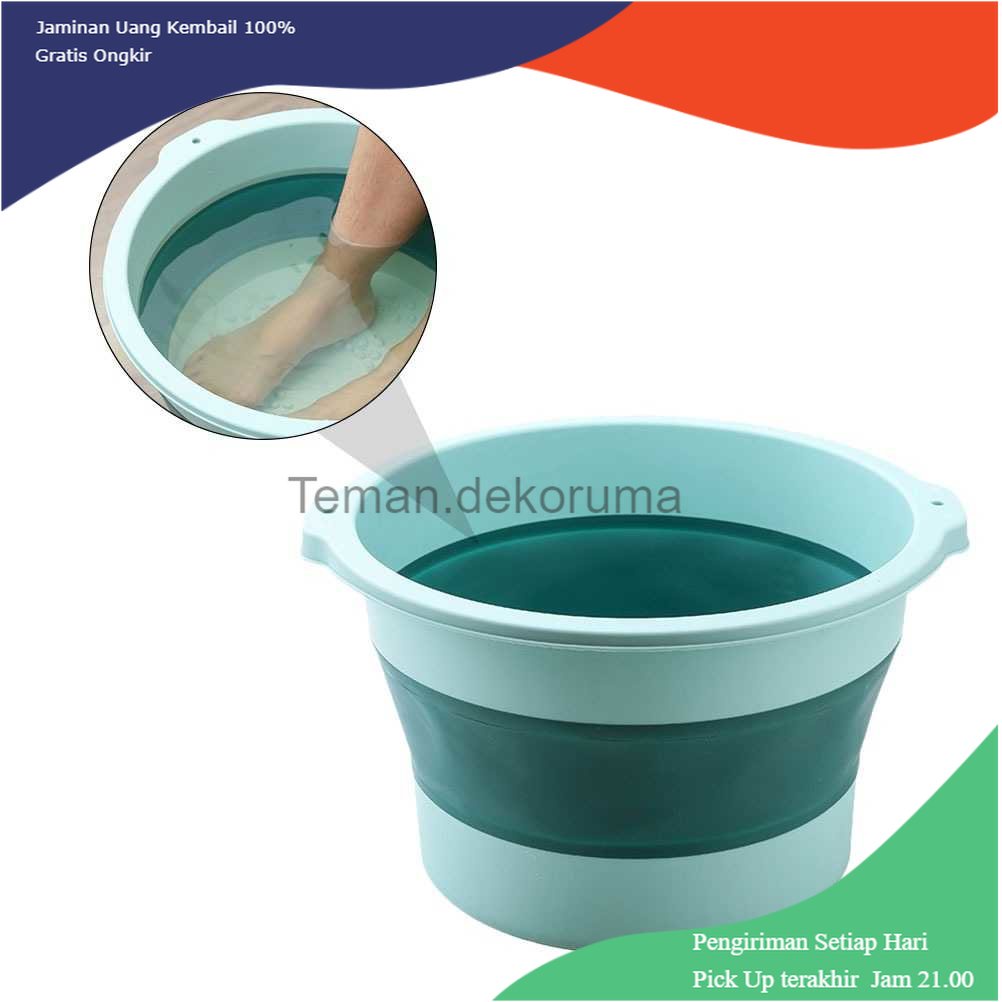 TD - PR Peasy Baskom Ember Lipat Portabel Foldable Multifunction Water Bucket - F664