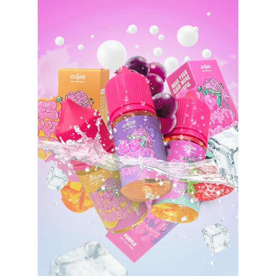 AUTHENTIC LIQUID ICE BUBBLEGUM PINK 30ML BY ASVPROJECT - PERMEN KARET ICE