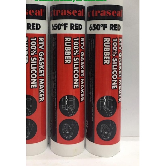 

Xtraseal Red RTV Silicone 650• F