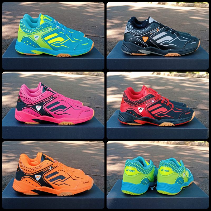 YONEX AKAYU SUPER 5 SEPATU BADMINTON WANITA SOL KARET