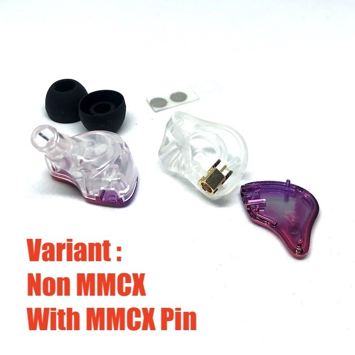 Motif DD+BA Housing 10mm DIY Balanced Armature Earphone MMCX Pin