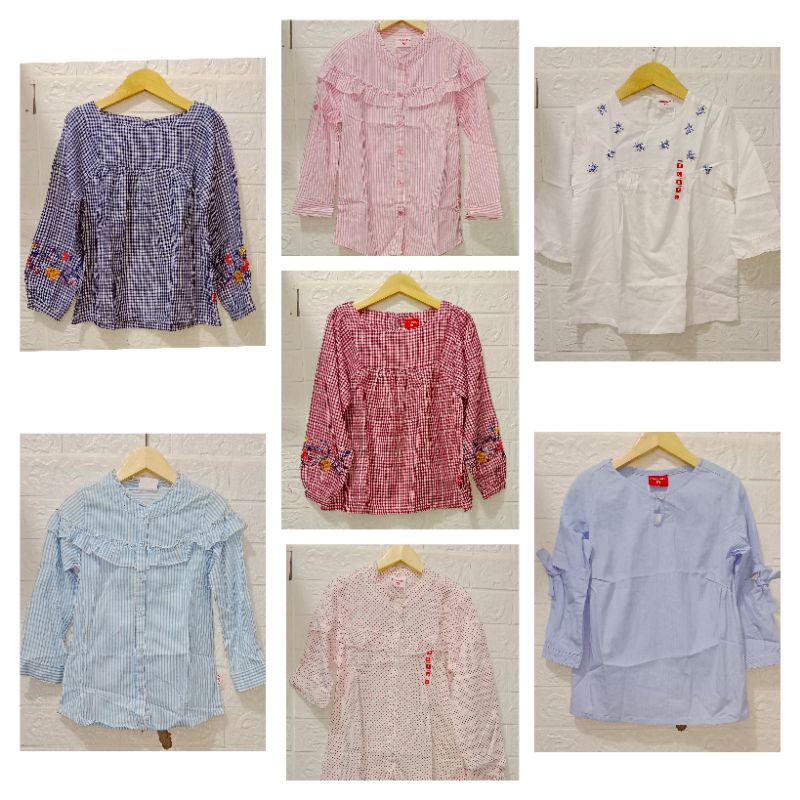 Blus Cool Girl New Arrival ( 4-12 Tahun )