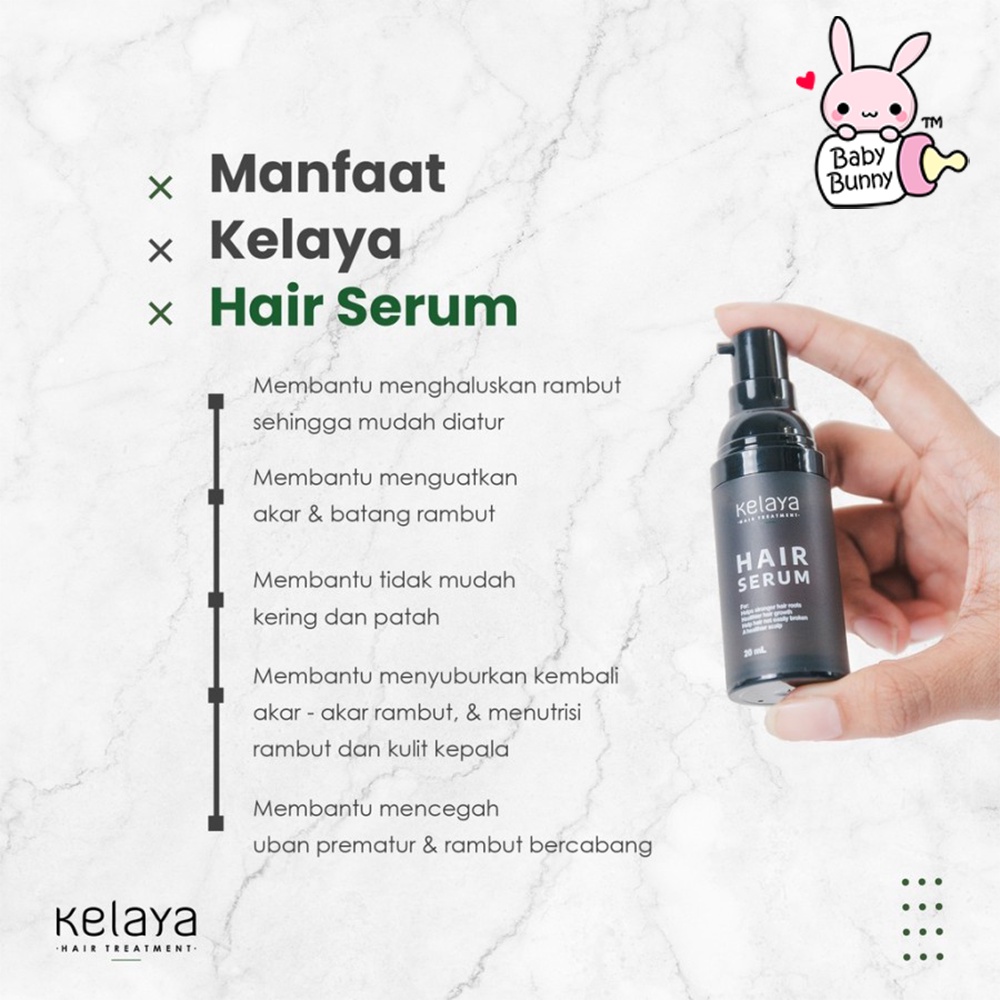 ❤ BELIA ❤ KELAYA Hair Treatment | Shampoo 250 ml | Minyak Kemiri 50 ml | Hair Serum 20ml | BPOM