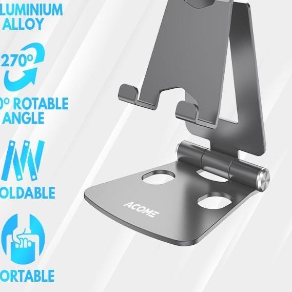 PHONE HOLDER ACOME AH01 TABLET iPad iPhone ANDROID - Silver