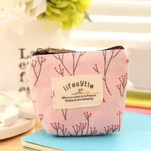 Khatinstore Dompet Koin Mini Bahan Kanvas / Pouch Import - 536