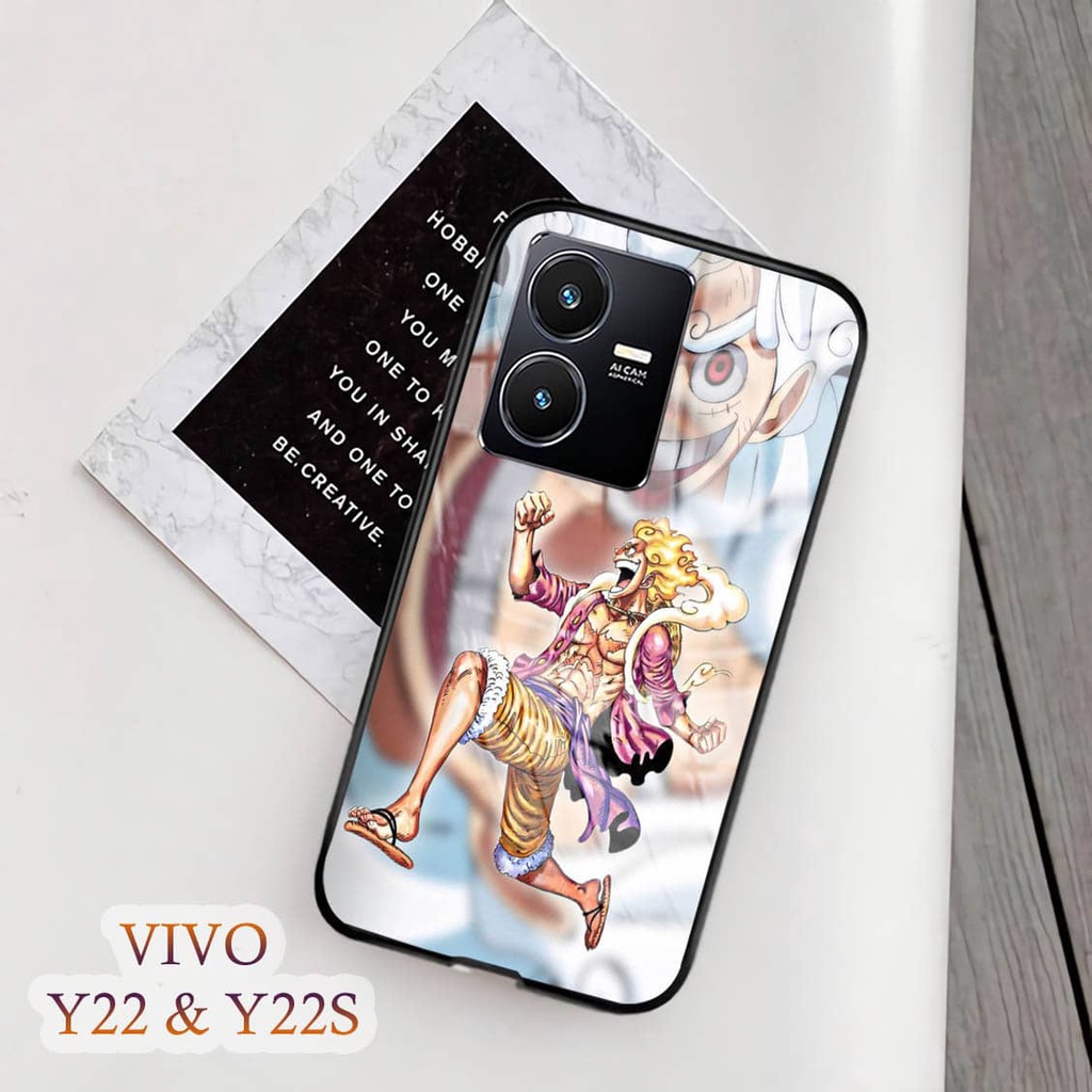 Softcase Kaca VIVO Y22 & Y22S - Case Handphone VIVO Y22 & Y22S [T73].