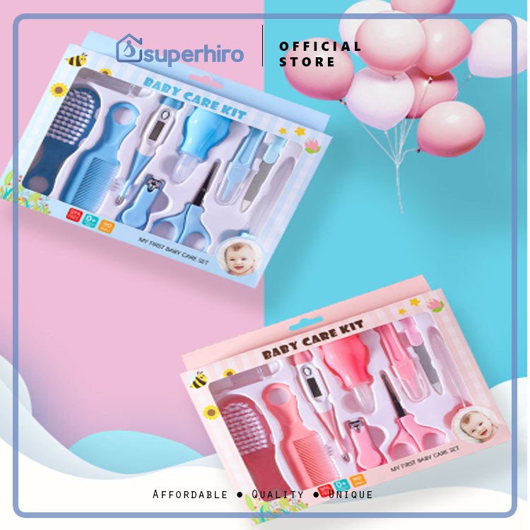 Care Kit Baby New Born Clipper Sisir Termometer Set Hampers Lahiran