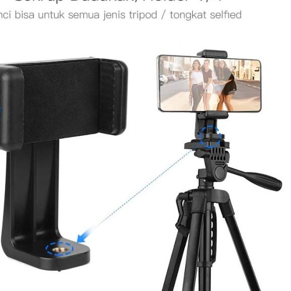 INBEX Tripod Phone Holder/Tripod Mount Adapter Smartphone Holder