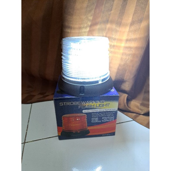 LAMPU STOBO LED TEMPEL MAGNET 12-24 VOLT