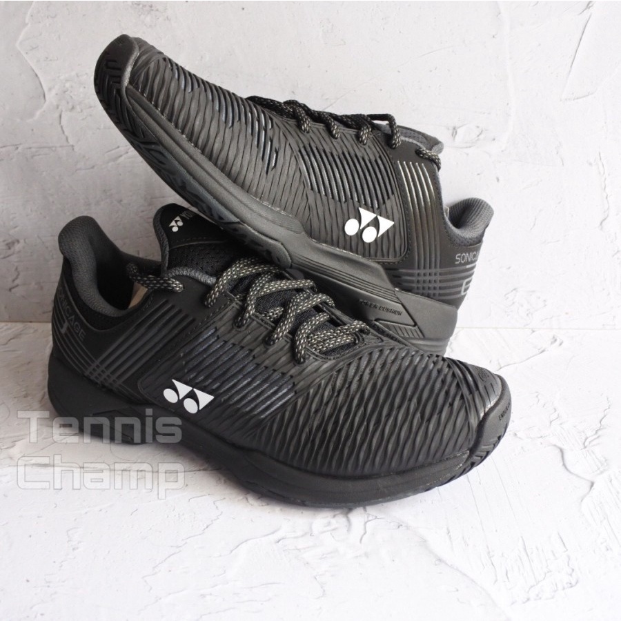 Sepatu Tenis Yonex Sonicage 2 Black/ Tennis Shoes Yonex Original