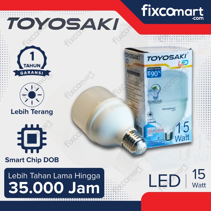 Lampu LED BESAR TOYOSAKI Cahaya Putih 15W 20W 30W 50W