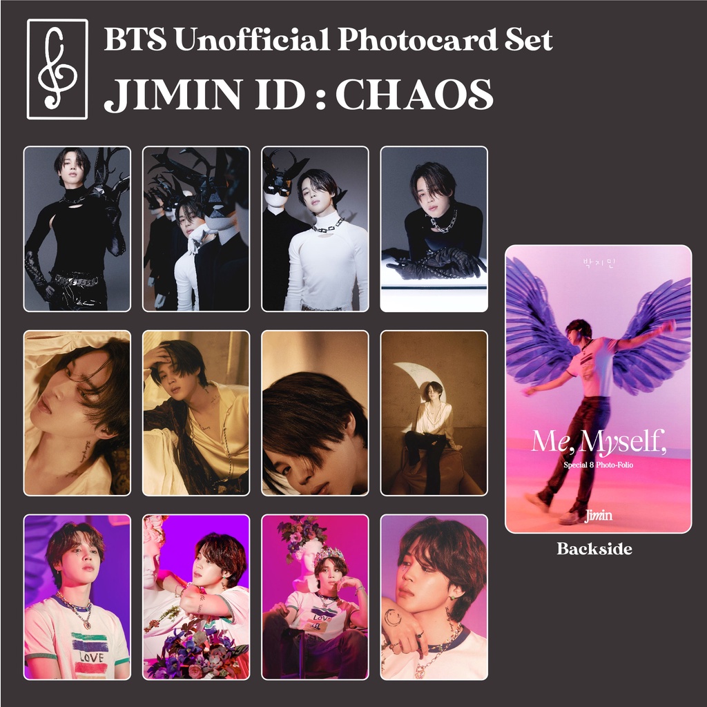 [SET BTS] PHOTOCARD JIMIN ID : CHAOS