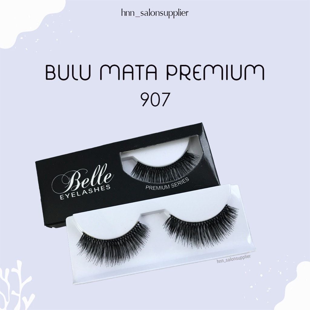 907 Bulu Mata Palsu Handmade Fake Eyelash Eye Lashes Lash Artifivial Belle Eyelashes