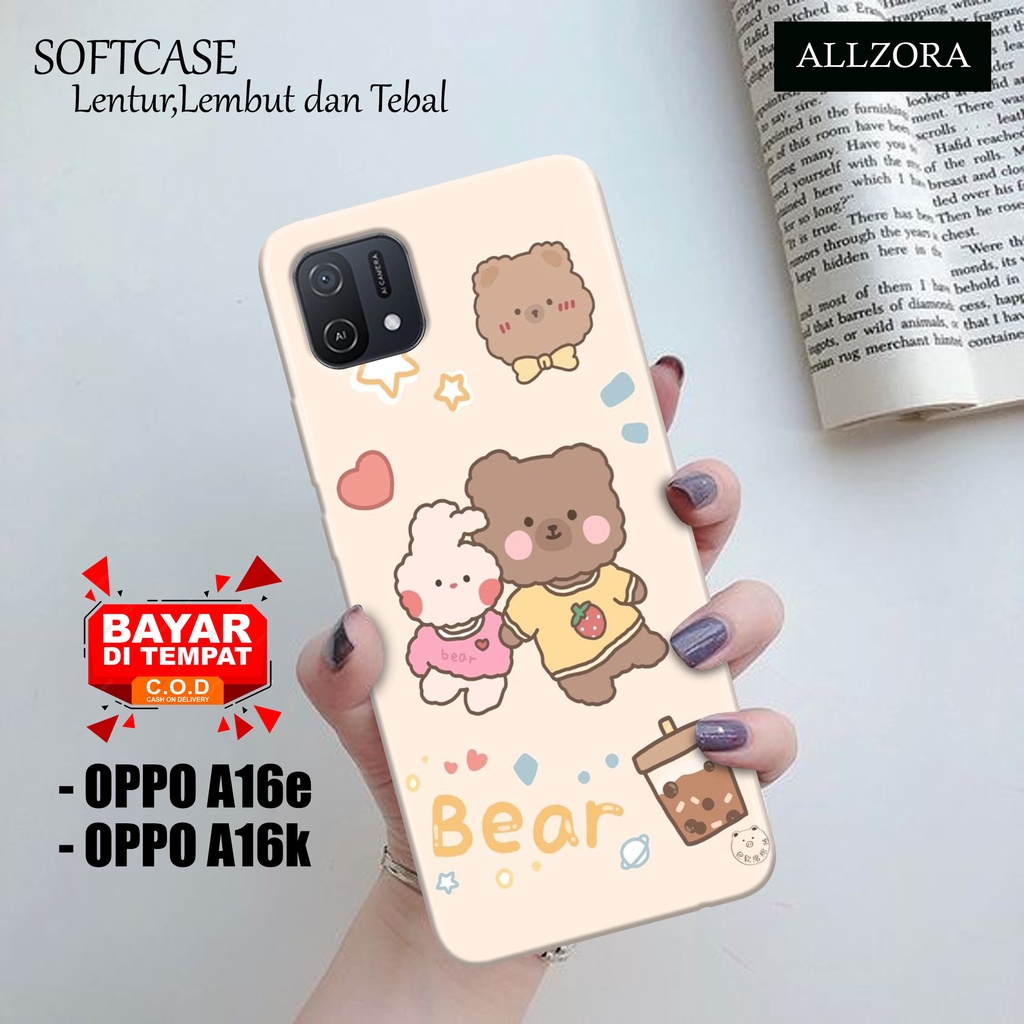 Softcase Hp Oppo A16e / Oppo A16k Terbaru  - Fashion Case KARTUN - Case Oppo A16e / Oppo A16k - Cass
