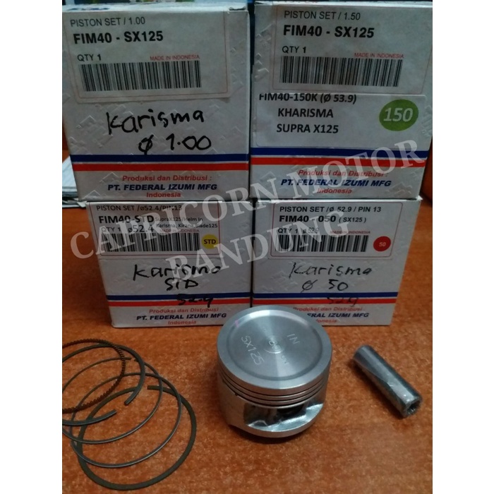 Piston Kit KARISMA SUPRA X 125 FIM