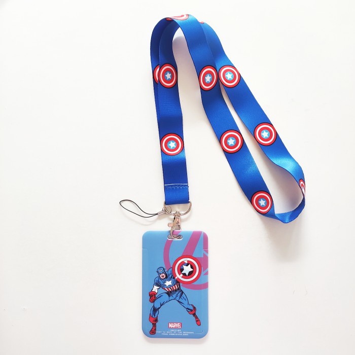 

Name Tag Id Card Holder Name Tag Lanyard / Kalung Kartu Superhero Marvel