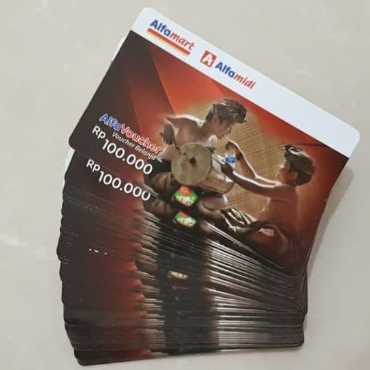 Voucher Alfamart nominal 100rb