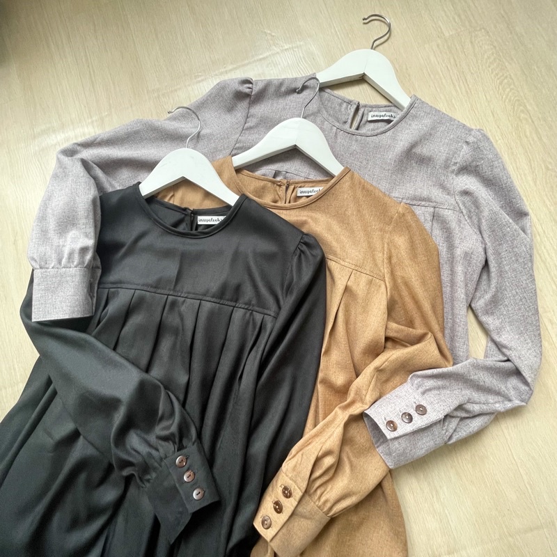 Gamis Katun Madina Rempel Dada