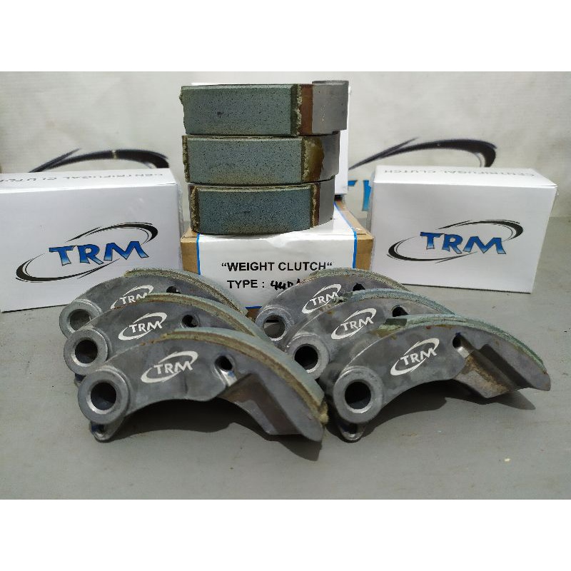 Kampas Ganda TRM Weight Clutch (Blue Nano 45%) 1LB, 44D, BE1 Yamaha Xeon series