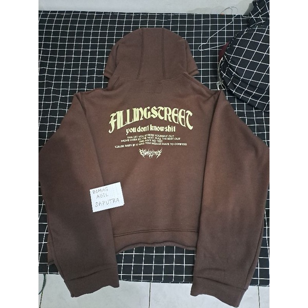 Hoodie Unfinished Filling Street XL