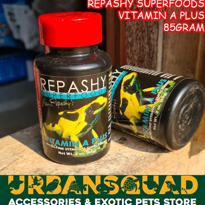 Jual REPASHY VITAMIN A PLUS 85gr SUPPLEMENT DART FROG PACMAN FREDDY