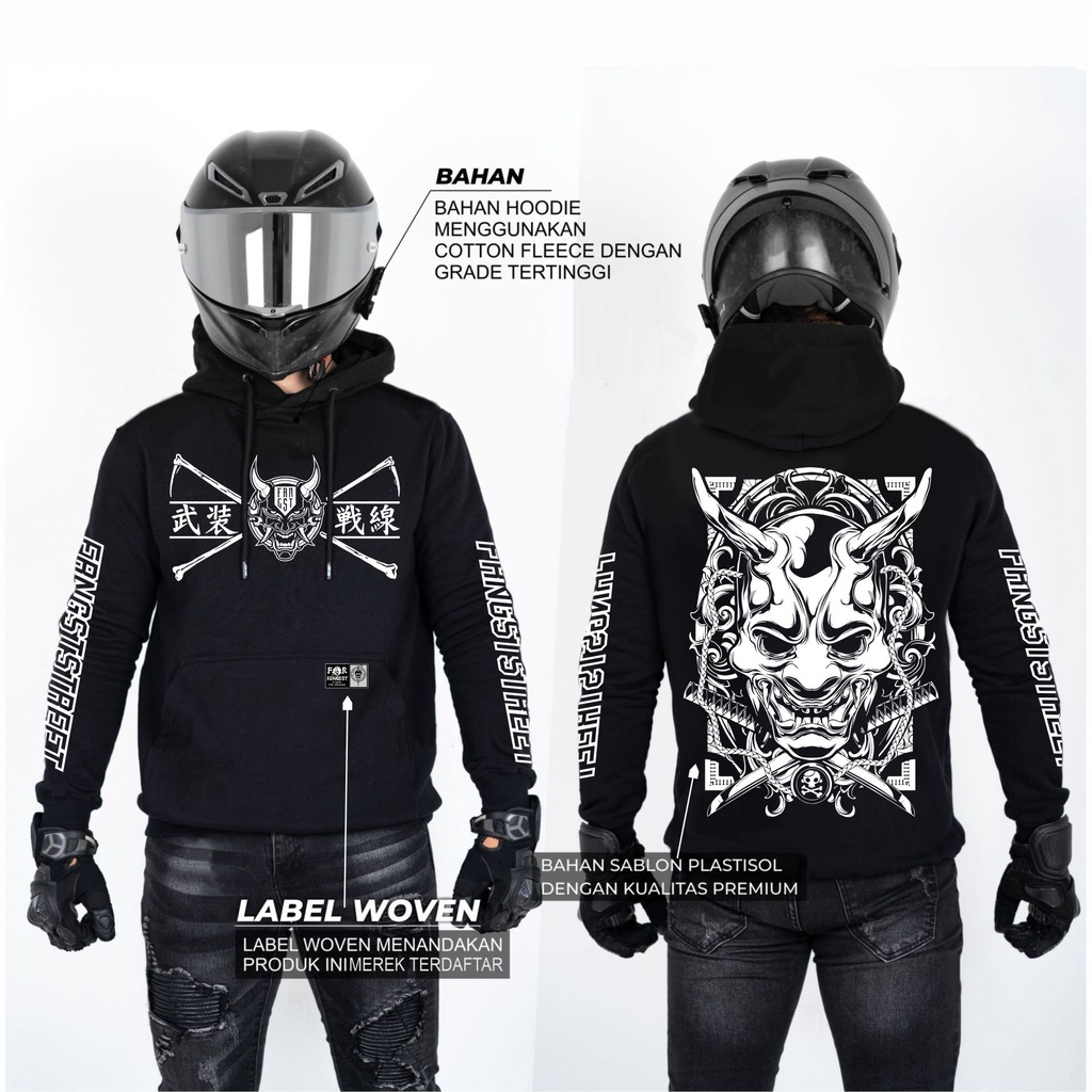 Jaket Hoodie Forrengest street Samurai Sweater Prostreet Termurah