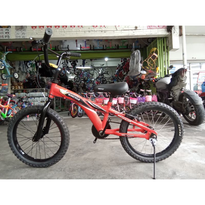 sepeda anak 18 wimcycle aggressor second