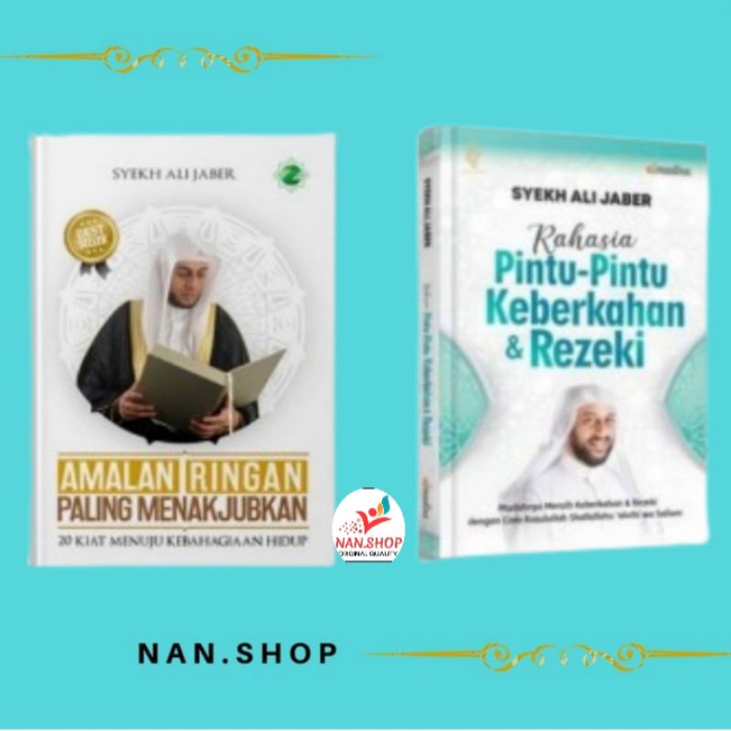 Jual Buku Syekh Ali Jaber Bundling Buku Amalan Ringan Dan Rahasia Pintu Keberkahan