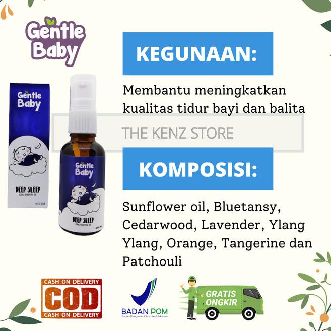 Solusi Susah Tidur Pulas Nyenyak Bayi Anak Essential Gentle Baby Oil - 30 ML