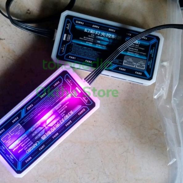 Controller FAN RGB WITH REMOTE UP TO 10 FAN - ARGB