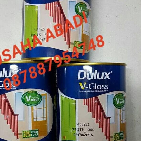 CAT KAYU & BESI DULUX V-GLOSS