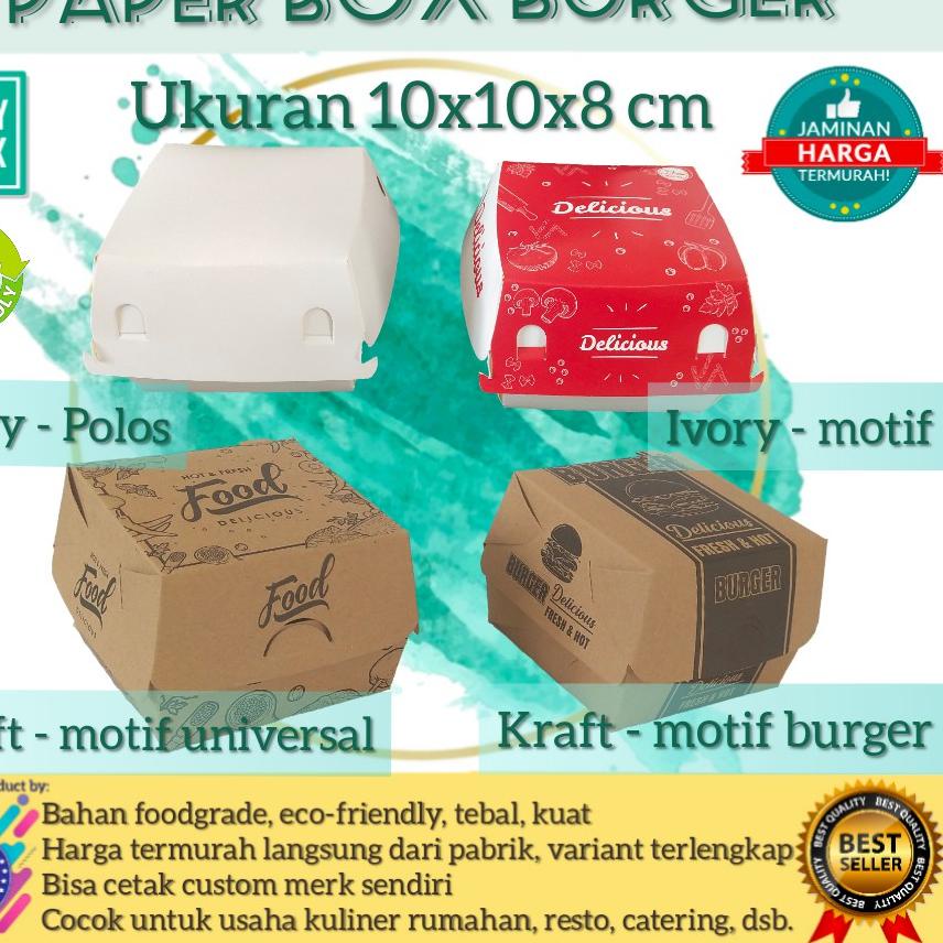 

Special - 50pcs Box Burger, Dus Burger, Kemasan Burger, Tempat Burger, Kotak Burger @50Pcs 옷