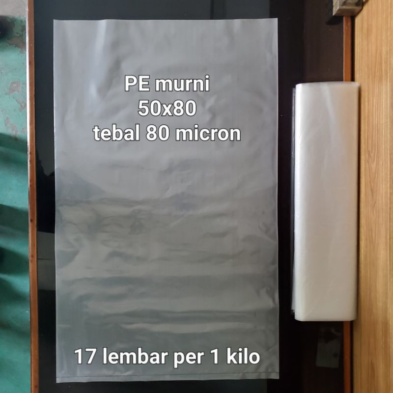 Plastik pe packing ikan hias kantong tebal bening frozen beku koi predator murah kuat elastis