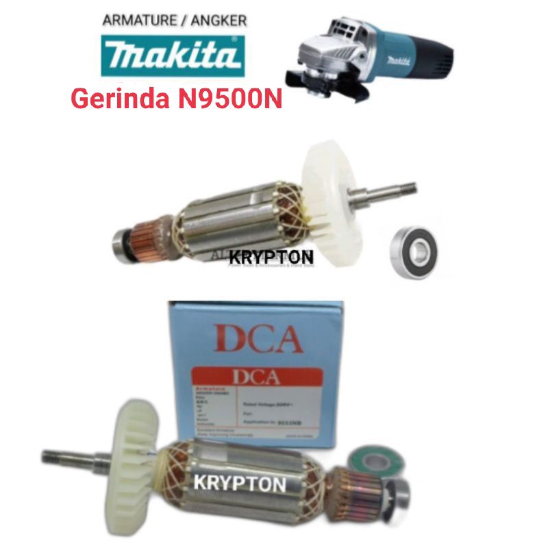 DCA armature / angker  N9500N GERINDA TYPE MAKITA original part