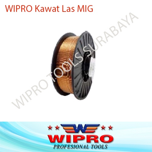 Kawat Las Mig Besi 0.8 mm Pakai Gas CO2 (5Kg) WIPRO ER50-6