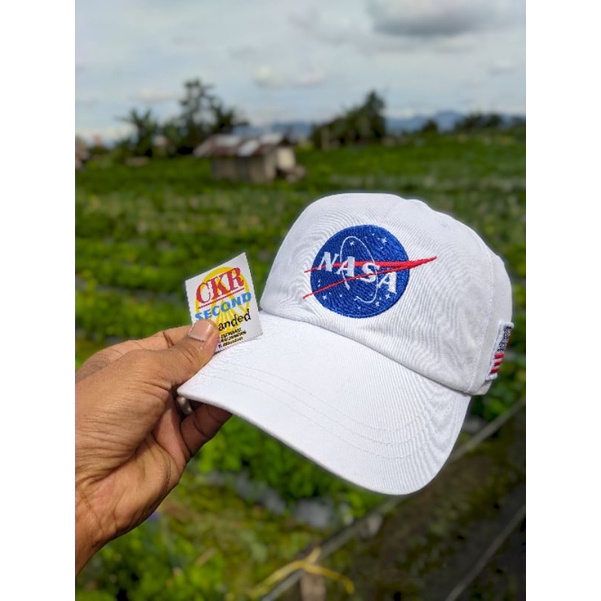 topi pria original branded baseball NASA SPACE