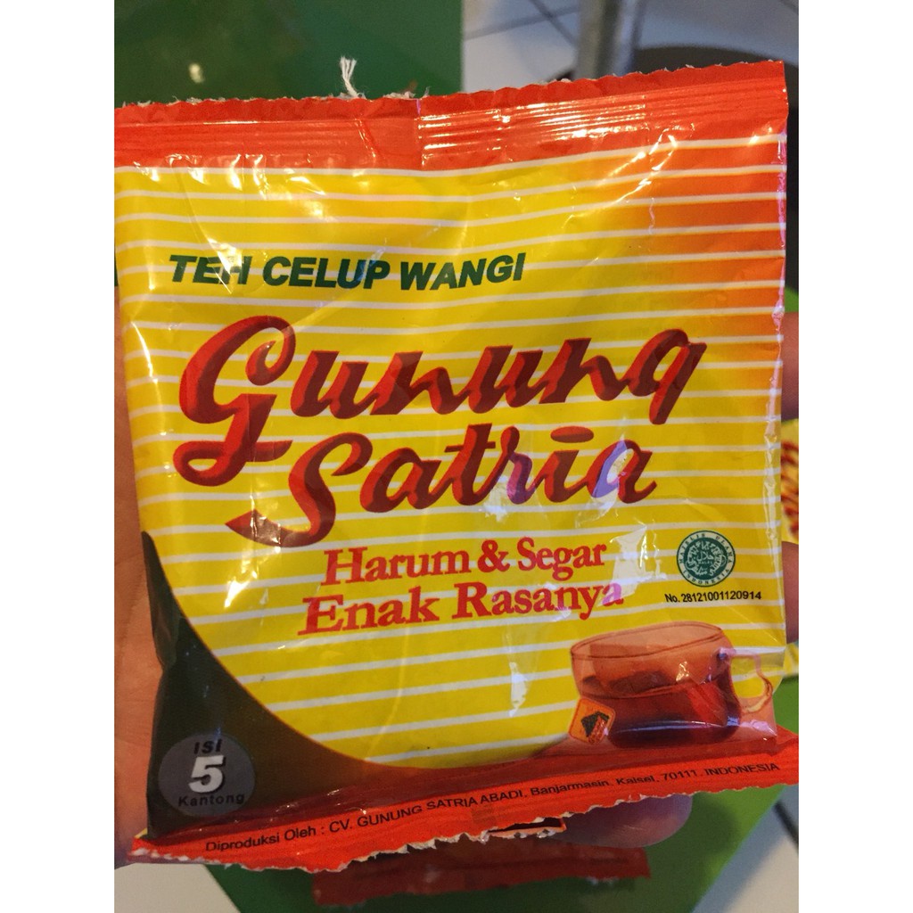 

Teh Celup Gunung Satria Kemasan Sachet