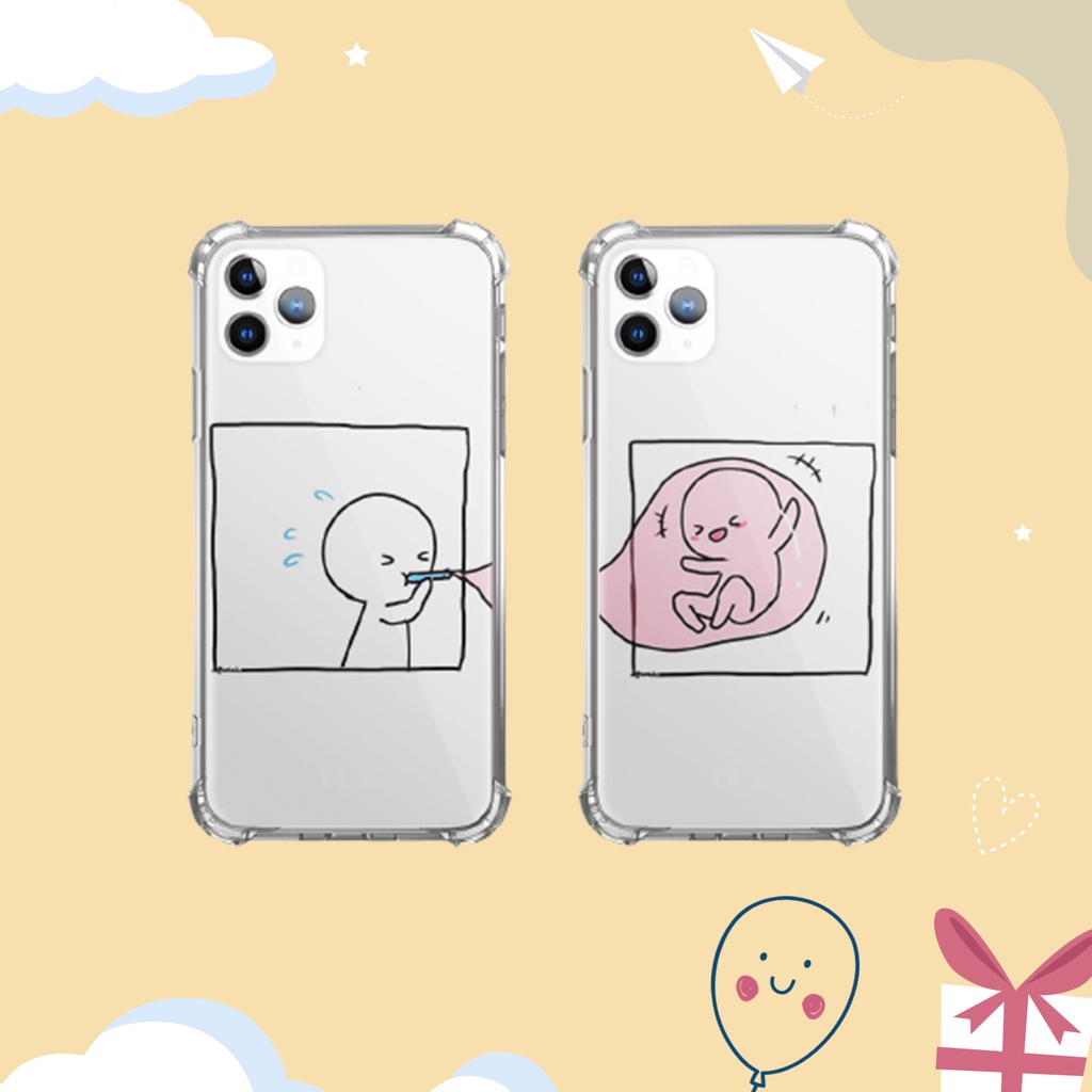 Casing Hp Couple For Iphone dan Android Bisa Custom Case Desain Couple Softcase Anticrack