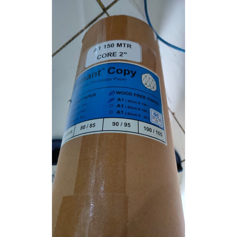 

KERTAS PLOTTER A1 150M 80Gr DIAMANT Core 2