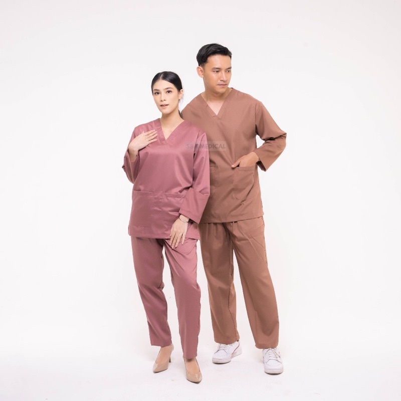 Jual Maiden Scrub Vol 1 Sba Medical Baju Ok Lengan Panjang Baju