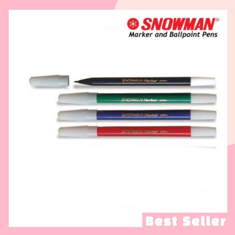 

Spidol Kecil Snowman Marker 1 Lusin (12 Pcs)