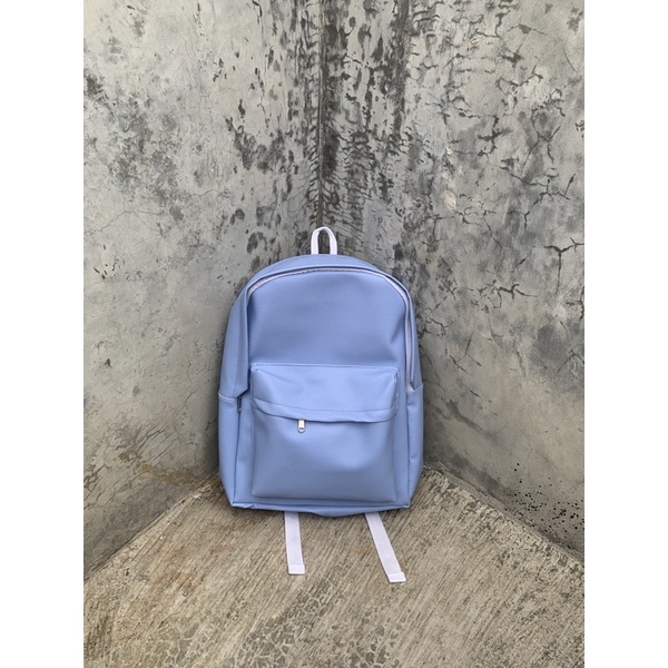 toxi backpack - tas ransel kulit semi leather - tas sekolah