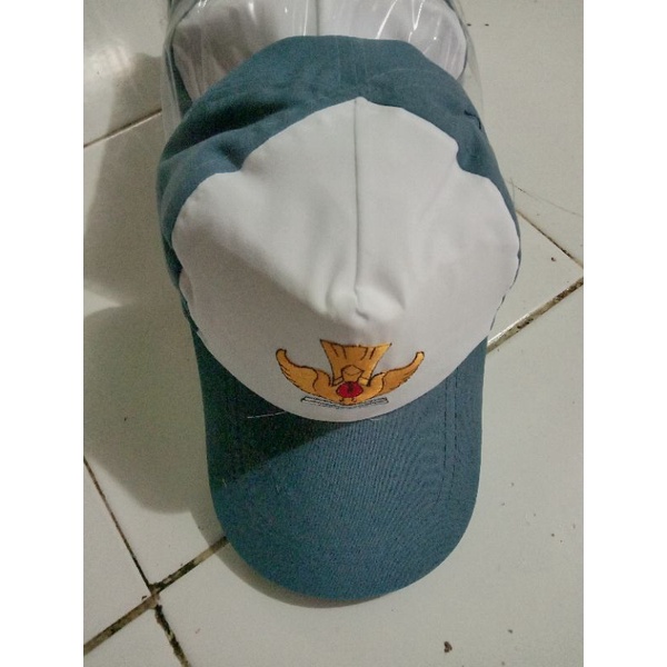 Termurah!! Topi SMA bordir belakang karet 10pcs